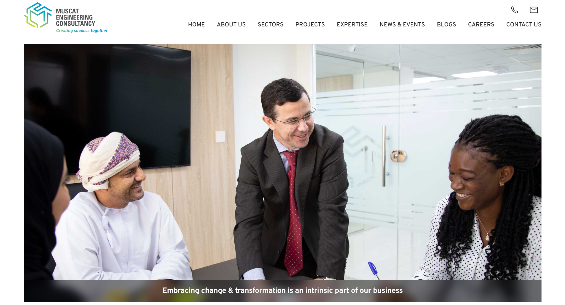 Muscat Engineering Consultancy website preview